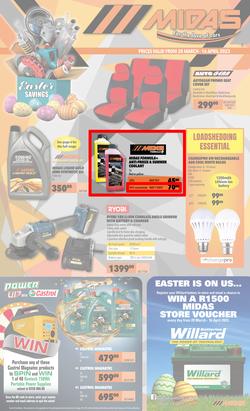 Midas : Easter Savings (20 March - 16 April 2023), page 1