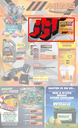 Midas : Easter Savings (20 March - 16 April 2023), page 1