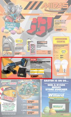 Midas : Easter Savings (20 March - 16 April 2023), page 1