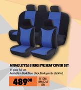 Midas Style Birds Eye Seat Cover Set SC10M/ 11M/ 12M/ 13M