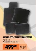 Midas Style Deluxe Carpet Set (4 Piece Set) MA40M/41M