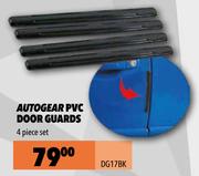 Autogear PVC Door Guards (4 Piece Set) DG17BK