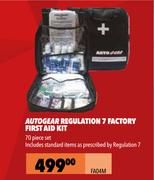 Autogear Regulation 7 Factory First Aid Kit (70 Piece Set) FA04M
