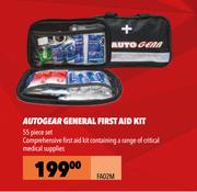 Autogear General First Aid Kit (55 Piece Set) FA02M