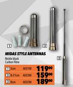 Midas Style Antennas 8-21cm AE03M