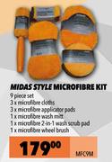 Midas Style Microfibre Kit (9 Piece Set) MFC9M