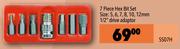 Autogear 7 Piece Sockets And Bit Set SS07H