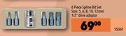 Autogear 6 Piece Sockets And Bit Set SS06F