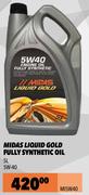 Midas Liquid Gold Fully Synthetic Oil 5W 40 M15W40-5Ltr