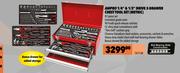 Ampro 1/4" & 1/2" Drive 2 Drawer Chest Tool Set (Metric) T47138
