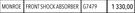 Monroe Front Shock Absorber For Toyota Etios 2008 Onwards G7479