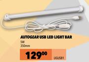 Autogear USB LED Light Bar 5W 350mm LIGUSB1