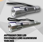 Autogear Cree LED Focusable Lens Aluminium Torches 1AA LIGCREE1AA