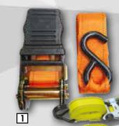 Midas Style Ratchet Tie Downs 50mm x 6m 900Kg LH06M