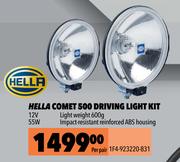 Hella Comet 500 Driving Light Kit 1F4-923220-831-Per Pair