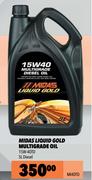 Midas Liquid Gold Multigrade Oil 15W-40TD MI40TD Diesel-5L