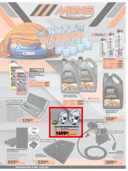 MIDAS : Winter Warmer Deals (19 June - 09 July 2023), page 1