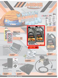 MIDAS : Winter Warmer Deals (19 June - 09 July 2023), page 1