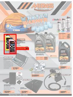 MIDAS : Winter Warmer Deals (19 June - 09 July 2023), page 1