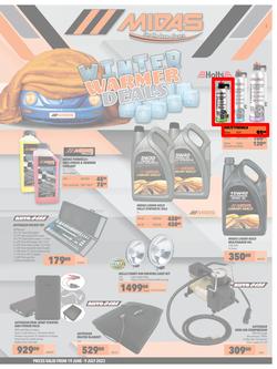 MIDAS : Winter Warmer Deals (19 June - 09 July 2023), page 1