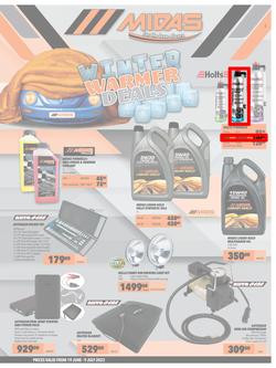 MIDAS : Winter Warmer Deals (19 June - 09 July 2023), page 1