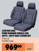 Custom DNA Ford Ranger Single CAB 2012-2019 Seat Cover Set SCCFS