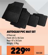 Autogear PVC Mat Set MA5BK