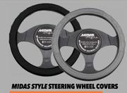 Midas Style Steering Wheel Covers (Medium Black) SW71M