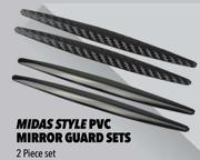 Midas Style PVC Mirror Guard Sets (Carbon Fiber) MG02CFM