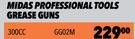 Midas Professional Tools Grease Gun 300CC GG02M