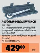 Autogear Torque Wrench TOX