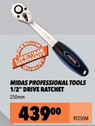 Midas Professional Tools 1/2" Drive Ratchet RT250M