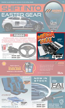 Midas : Shift Into Easter Gear (24 March - 13 April 2025), page 1