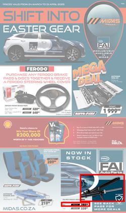 Midas : Shift Into Easter Gear (24 March - 13 April 2025), page 1