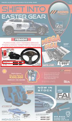 Midas : Shift Into Easter Gear (24 March - 13 April 2025), page 1