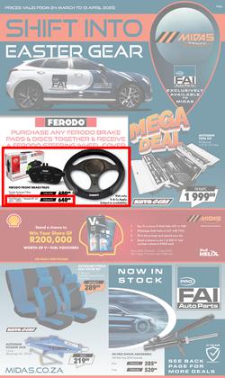 Midas : Shift Into Easter Gear (24 March - 13 April 2025), page 1