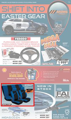 Midas : Shift Into Easter Gear (24 March - 13 April 2025), page 1