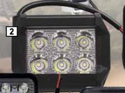 Lumin Worklights 12/48V 6 LED 18W 3000K LWK0011