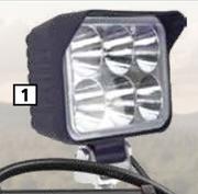 Lumin Worklights 12/24V 6 LED 18W 3200K LWK0007