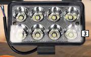 Lumin Worklights 12/24V 8 LED 24W 3500K LWK0002