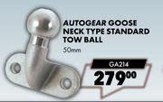Autogear Goose Neck Type Standard Tow Ball 50mm GA214