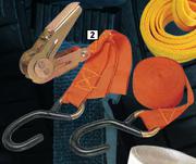 Autogear Tie Downs, Straps & Holders Ratchet Tie Down Straps 25mm x 4.3m 380Kg LH01