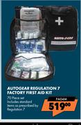 Autogear Regulation 7 Factory First Aid Kit FA04M