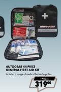 Autogear 44 Piece General First Aid Kit FA03M