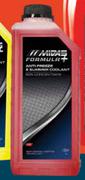 Midas Formula+ Anti Freeze & Summer Coolants 50% MAF1R/Y-1L