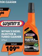 Wynn's Diesel Injector & Turbo Cleaner W542-375ml