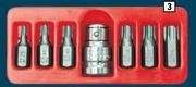 Autogear Multi 7 Piece Hex Bit Sets SS06F/7C/7H