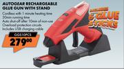 Autogear Rechargeable Glue Gun With Stand GGS10PCS