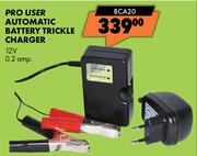 Pro User Automatic Battery Trickle Charger BCA20