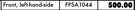 Fai Pro Shock Absorbers Front Left Hand Side For Hyandai i20 2009-2012 FPSA1044